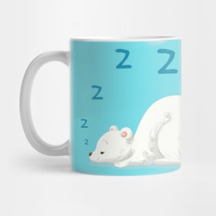 Sleeping Polar Bear Mug